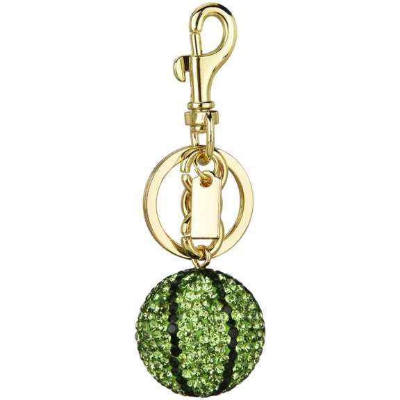 Hfppkn Watermelon Rhinestone Alloy Keychain 10.5cm Purse Charm Pendant for Women Handbags