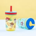 thumbnail image 4 of Zak Designs Disney Pixar Toy Story Kelso Toddler Tumblers For Travel or At Home, 15oz 2-Pack Durable Plastic Sippy Cups With Leak-Proof Design is Perfect For Kids (Woody, Buzz & Friends), 4 of 11