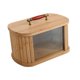 thumbnail image 5 of Caja de pan de madera, contenedor para almacenar pan, contenedor multiusos retro para almacenar alimentos. madera 29cm, 5 of 9