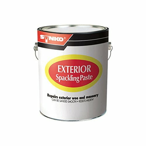 SYNKO Exterior Spackling Paste Repairs Wood & Masonry 1-Gallon Factory Direct!