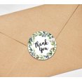 thumbnail image 4 of Darling Souvenir Round Classic Rustic Leaf Border Thank You Stickers Pack Of 45 Pcs-1.6 Inches, 4 of 4