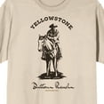 thumbnail image 2 of Yellowstone Dutton Ranch Horse & Rider Juniors Natural T-shirt-XL, 2 of 3