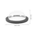 thumbnail image 2 of BESTYASH Compact Fish Dome Floating Cover Acrylic Fish Dome 1Set for Outdoor Use, 2 of 8