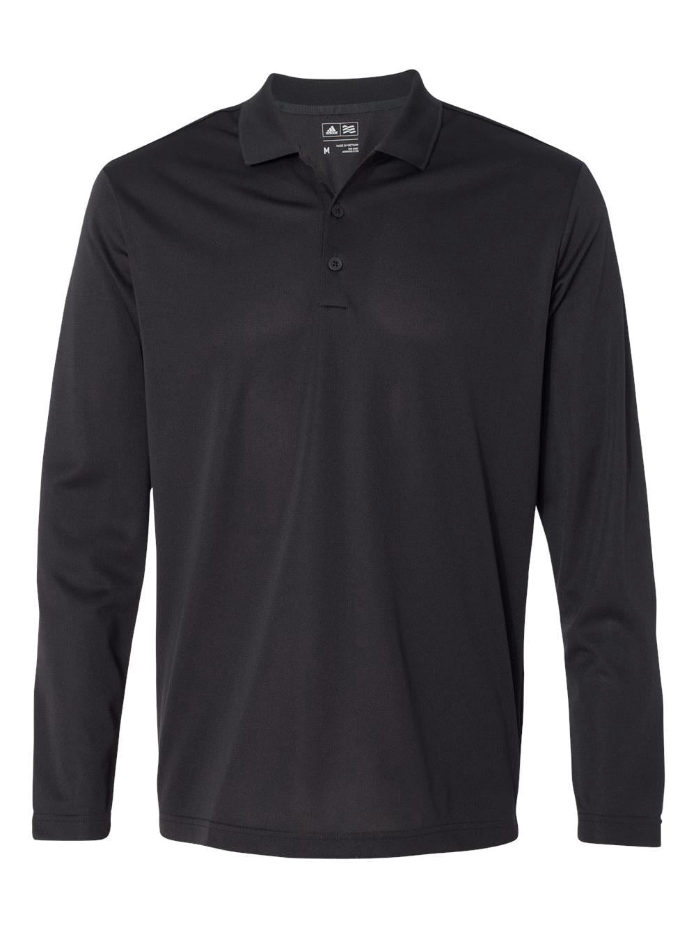 Adidas Long Sleeve Sport Shirt in Black/ White XL | A186