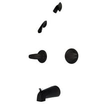 Tub & Shower Faucet & Metal Lever Handle Oil Rubbed Bronze