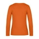 thumbnail image 2 of B&C - Camiseta #E190 de Manga Larga para Mujer (Naranja Urbano), 2 of 3