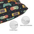thumbnail image 3 of Kdxio Retro Video Game Print Pillow Covers Rectangle Bedroom Decor 20"x30", 3 of 6