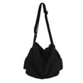 thumbnail image 3 of Bolsa de lona Salvador Hobo Gran capacidad Negro para Mujeres y Hombres, 3 of 10
