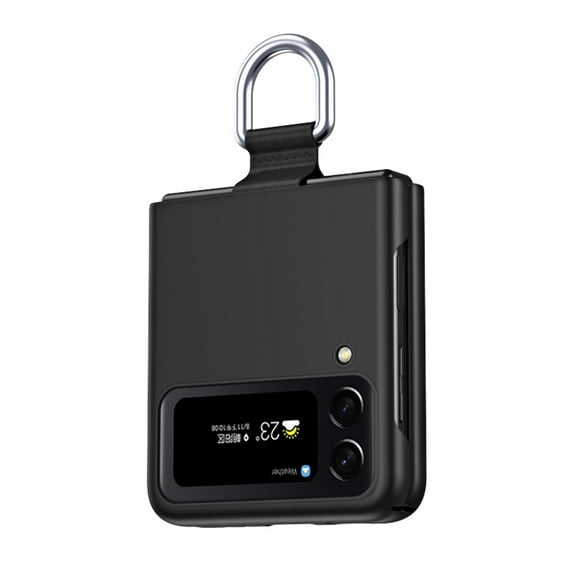 Allytech for Galaxy Z Flip 4 5G Case with Ring Holder, Anti-Fall Slim Shockproof Scratch Free Flip Protective Case for Samsung Galaxy Z Flip4 5G 2022(6.7 inch), Black