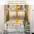 thumbnail image 6 of Sunvivi 24" Built-in Dishwasher, Stainless Steel Dish Washer Machine with Large 14-16 Place Settings, 8 Wash Cycles, Energy Star, Black, 6 of 8