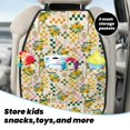thumbnail image 4 of Goofa Hawaii Palms Pattern Car Back Seat Protector for Kids (2 Pack) ,Anti-kick Storage Mat for Car Seats,Shields from Footprints, 4 of 6