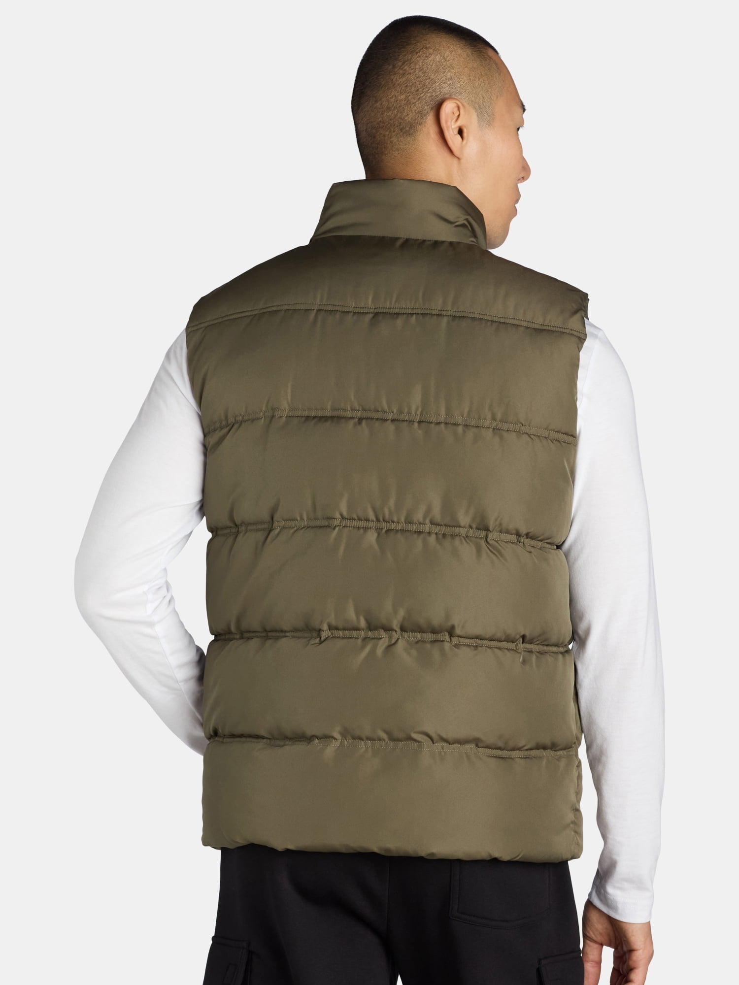 Big Chill Men's Quilted Puffer Vest with Pockets, Sizes M-XXL
