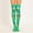 Green, variant on Compression Socks for Women Fuzzy Slipper Ankle Boot Crew Diabetic Polka Printed Warm Stockings,Long Knee Length Tight Knit Socks