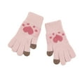 thumbnail image 1 of Sonducket Calentador de manos para mantener el calor, accesorios para niñas, ropa de invierno, guantes cálidos, transpirable, otoño, bonita apariencia, guantes y mitones Rosa claro Sonducket AP010194-04B, 1 of 6