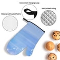 thumbnail image 5 of YFYANG Oven Mitts and Pot Holders Sets 4 Pieces, Non-Slip Heat Resistant Dandelion Pattern Kitchen Glove Pot Mat for Cooking and Baking, 5 of 8