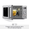 thumbnail image 3 of Breville Countertop Compact Wave Soft-Close Microwave Oven, Silver, BMO650SIL, 3 of 6