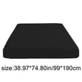thumbnail image 3 of EDHITNR Waterproof Fitted Sheet Non Slip Bed Cover All Inclusive Mattress Protector, Soft Polyester Deep Pocket Bottom Sheet for Sleeping Naked, Black, 3 of 7