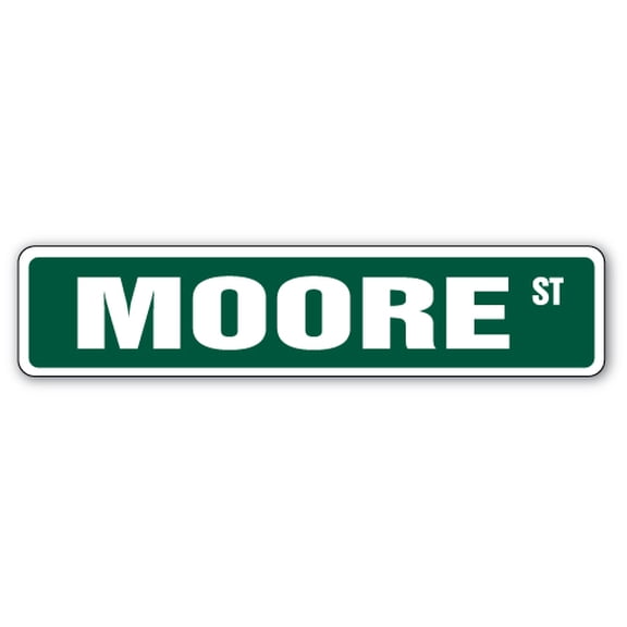 Moore Street [3 Pack] of Vinyl Decal Stickers |for Laptop Car