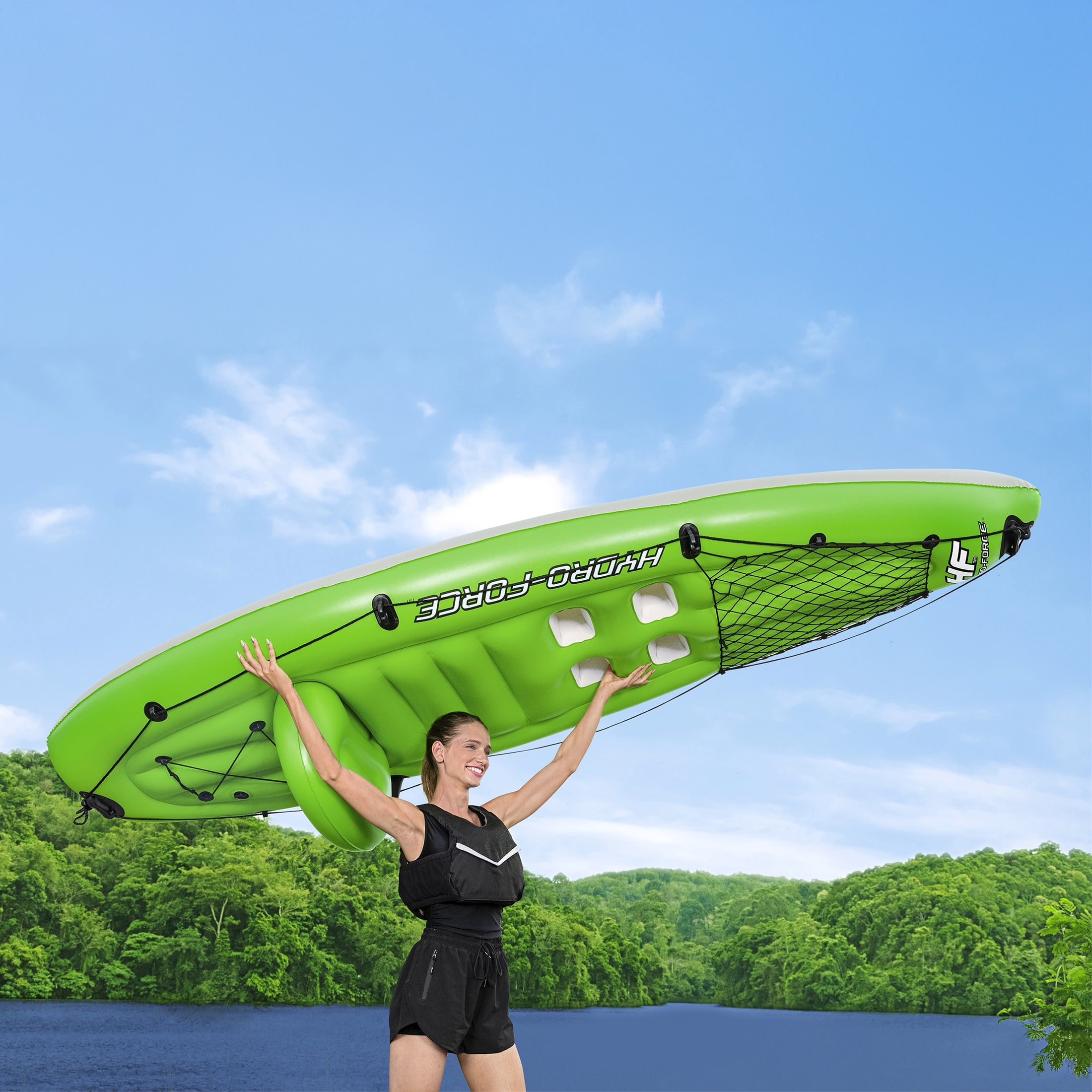 Bestway Hydro-Force Koracle X1 Inflatable Fishing Kayak Set 9'4"