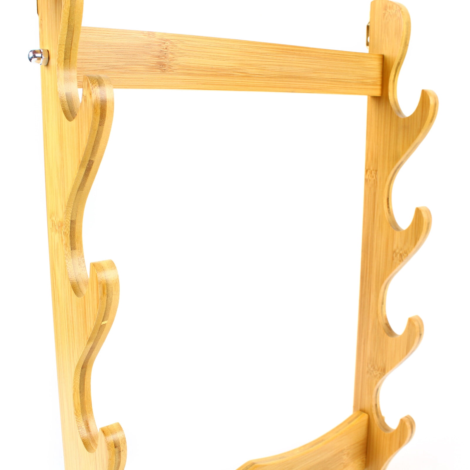 DENEST 4 Wall Mount Wooden  Natural Wood Finish Gun Storage Shelf Holder