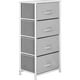 thumbnail image 1 of Mueble Buró Organizador Houzer Comoda 4 Cajones Tela Moderno Gris, 1 of 6