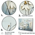 thumbnail image 3 of Designart "Tranquil Snowdrop Blend I" Snowdrops Floater Framed Canvas Art Print, 3 of 5
