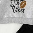 thumbnail image 4 of Tiijoy Newborn Boys Outfits Football Print Long Sleeve Sweatshirt Pants Set, Sizes 9-12M, 4 of 5