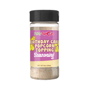 Feisty Spices Birthday Cake Popcorn and Ice Cream Seasoning (Topping) with Glitter, 4 oz Bottle