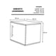 thumbnail image 4 of Gabinete Flotante para Baño Sin Llave Y Ovalin, 4 of 4