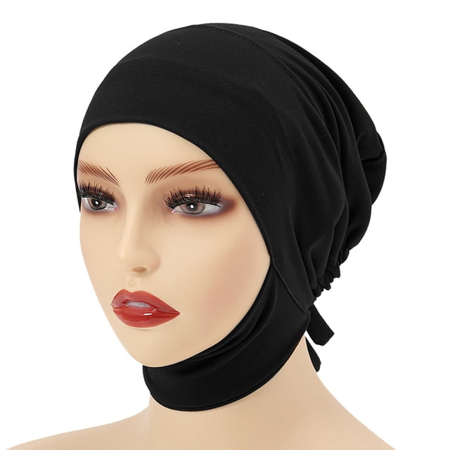 Chapeau Décontracté pour Femmes, Bonnet Solide, Couvre-Cheveux, Turban Musulman