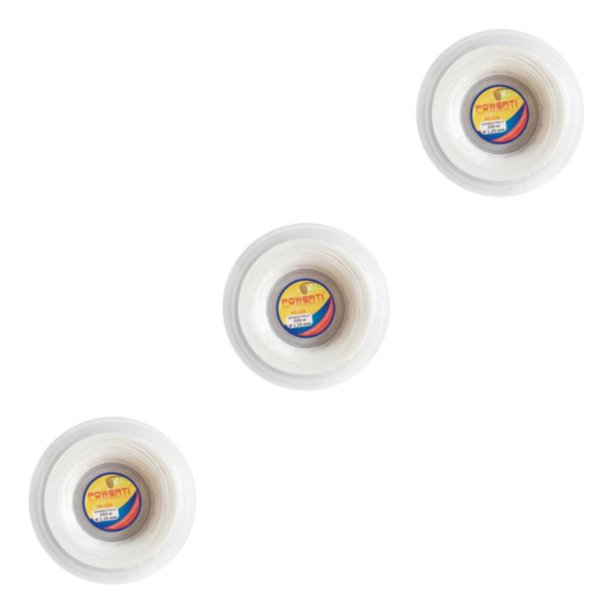 Raqueta de tenis Soidarity Cuerda de raqueta de alta elasticidad 12 m Blanco