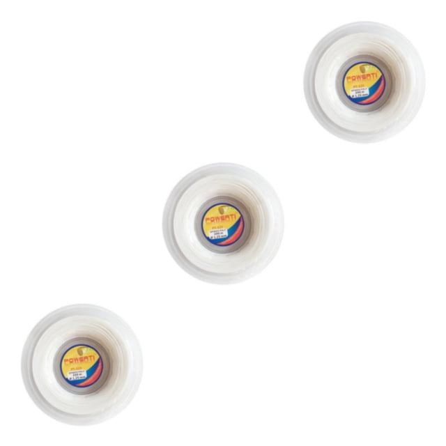 Greeniant Raqueta de tenis de 12 m Cuerda de raqueta Hilo de alta elasticidad Línea texturizada Blanco Type1 NO1