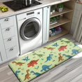 thumbnail image 3 of Rainbow Dinosaurs Tiny Plants Kitchen Rug Mat,Kitchen Runner Rugs Non Skid Washable,Decorative Kitchen Floor Mats for Kitchen,Sink,Laundry,17"x47.2", 3 of 7
