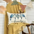 thumbnail image 4 of Sm:)e Home Sweet Home Bluebird Family Watercolor Throw Pillow Cover, 12 x 20 Inch Blue Cushion Case Decoration for Sofa Couch, 4 of 7