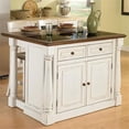 thumbnail image 4 of Homestyles Monarch Ensemble d'Îlot de Cuisine en Bois, Blanc Cassé, 4 of 27