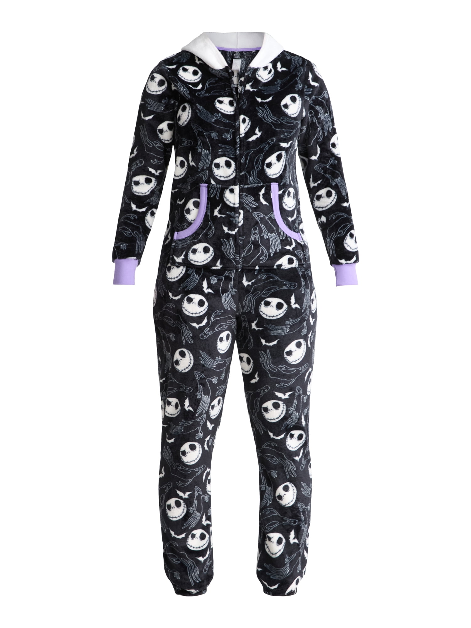 Disney Nightmare Before Christmas Women's Jack Skellington Graphic Union Suit, Sizes XS-3X