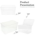 thumbnail image 3 of Clear Sundries Box Household Transparent Storage Box Sundries Storage Case, 3 of 6