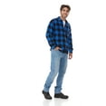 thumbnail image 4 of North 15 Men's Micro Fleece Buffalo Plaid Shirt-665-Des1-M, 4 of 9