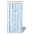 thumbnail image 1 of BSDHOME Christmas Shower Curtain Snowflake, Vintage Country Style Floral Circular Pattern Lace Ornamental Snowflake Design Bathroom Decor Set with Hooks, 36 X 72 Inches, 1 of 3