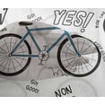thumbnail image 5 of oneOone Viscose Chiffon White Fabric Bicycle Sewing Fabric By The Yard Printed Diy Clothing Sewing Supplies 42 Inch Wide, 5 of 6