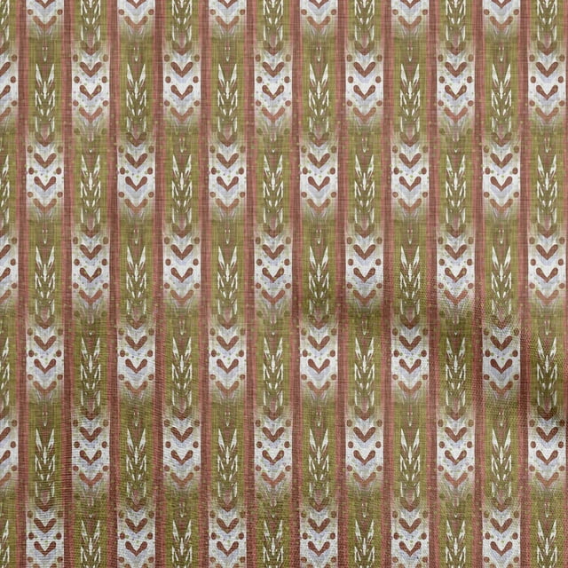 oneOone Viscose Chiffon Light Green Fabric Abstract Fabric For Sewing Printed Craft Fabric By The Yard 42 Inch Wide
