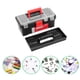 thumbnail image 4 of Caja de almacenamiento de herramientas de plástico de 12 5 pulgadas Gabinete de herramientas doméstico portátil Caja de trabajo, 4 of 6