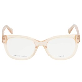 Tommy Hilfiger 1777 Full Rim Cat Eye/Butterfly Red Glitter