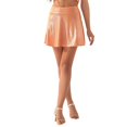 thumbnail image 4 of Shorts for Girls Shiny Flared Metallic Skater Skort, 4 of 5