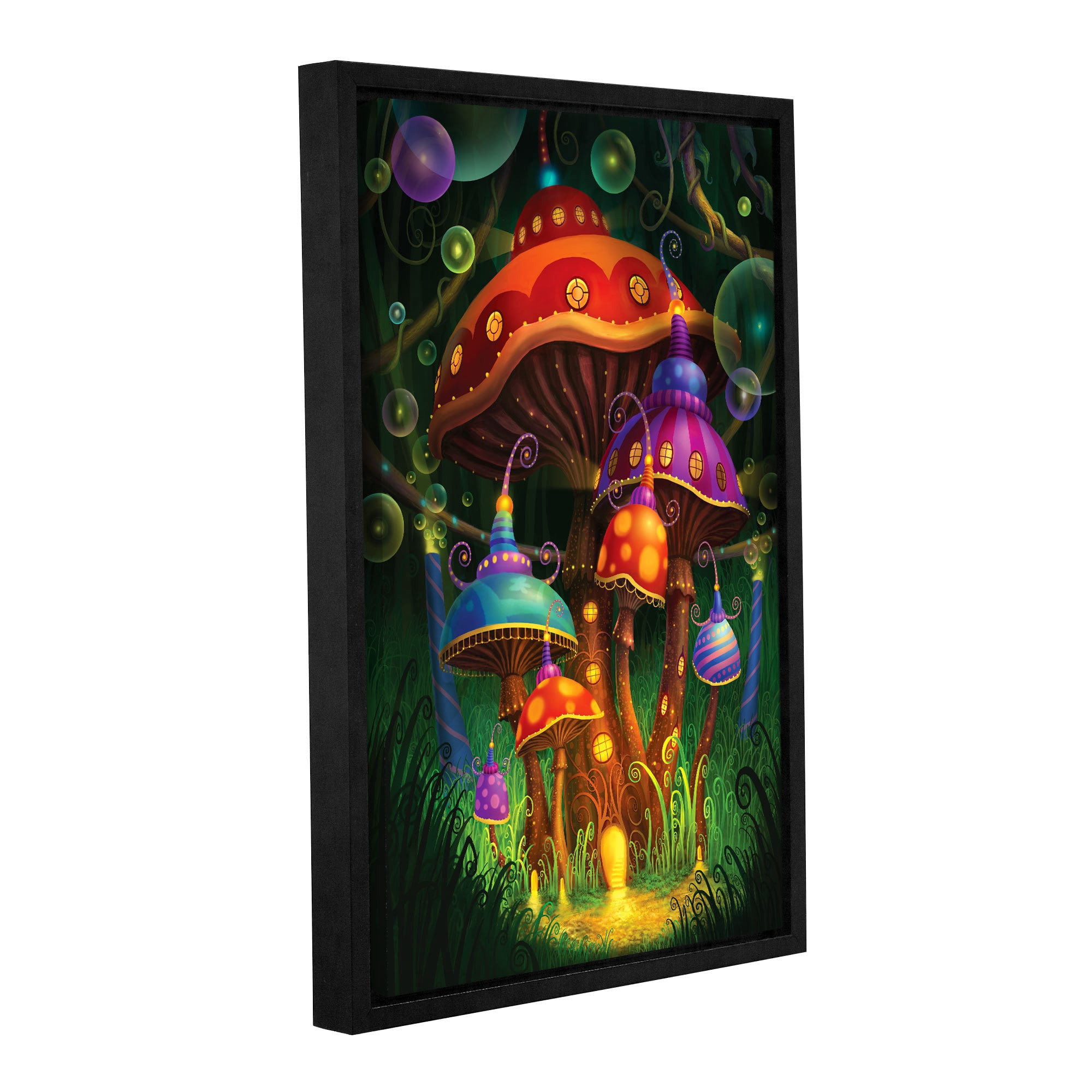 ArtWall Philip Straub "Enchanted Evening" Gallery-wrapped Floater-framed Canvas