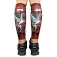 thumbnail image 4 of Hummingbirds Compression Leg Sleeves S/M / Red, 4 of 4