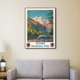 thumbnail image 4 of 8.5" x 11" Rainier National Park c1920s Vintage Travel Poster Wall Art, 4 of 4