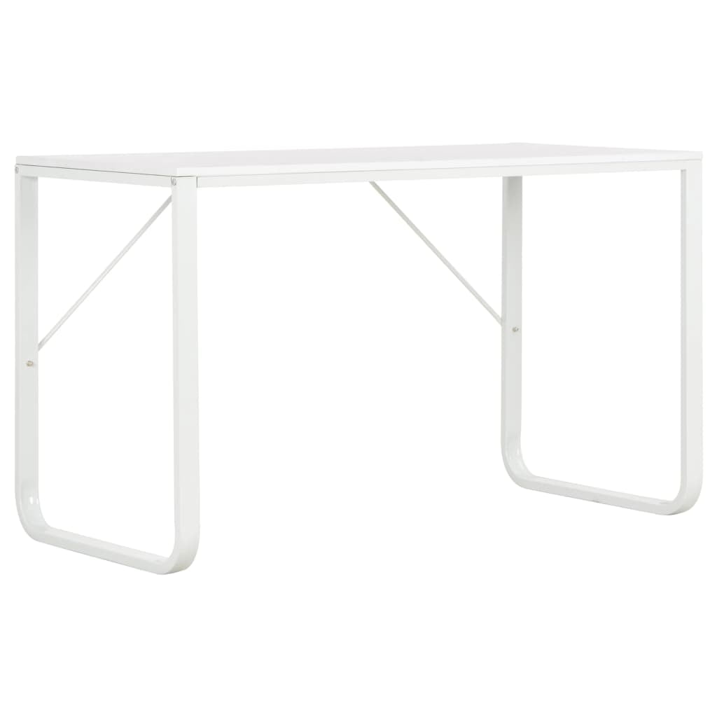 Computer Desk for Home Office, Dining Table Office Desk, White