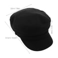 thumbnail image 2 of unbranded Sombrero Boina Negro Para Mujer Con Clásico Inglés Y Acabado Transpirable, 2 of 6