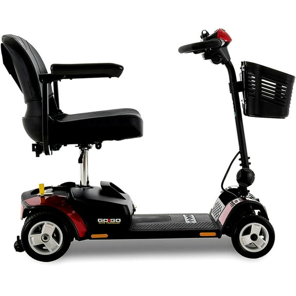Pride Mobility Go-Go Elite Traveller 4-Wheel Scooter SC44E with 12AH Batteries